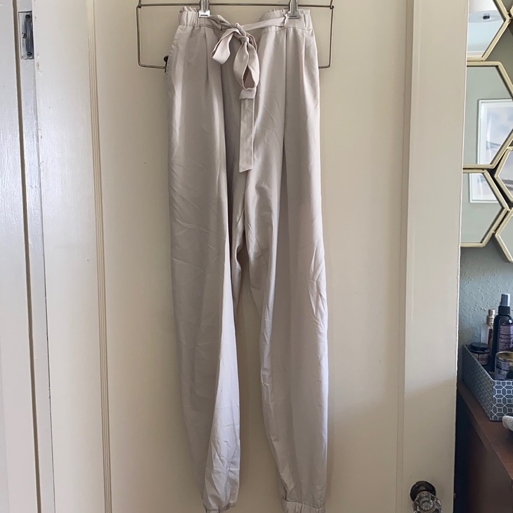 Silk Jogger Pants